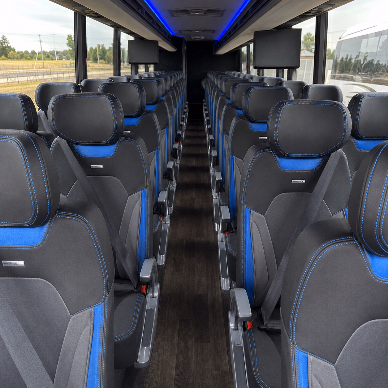 charter buses to logan airport for government and military air travel
