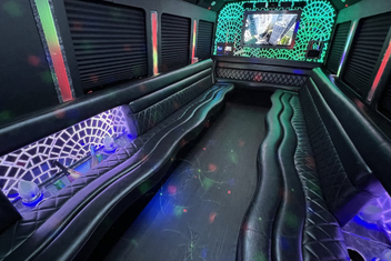 Waltham Limo Bus Interior